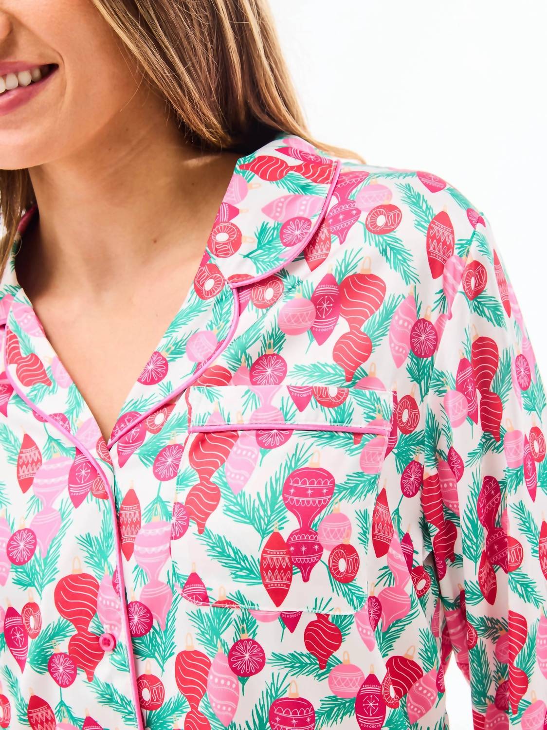 Mary Square - Trim The Tree Pajama Set