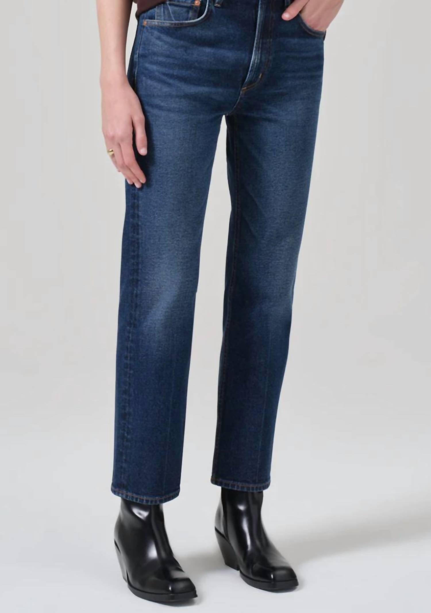 Citizens of Humanity Zurie Ankle Straight Leg Jeans in wanderlust - women's jeans - view 4