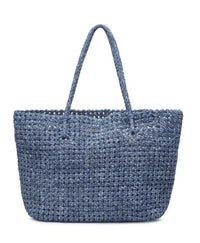 SOL and SELENE Women's Reflection Tote in denim - women's bag