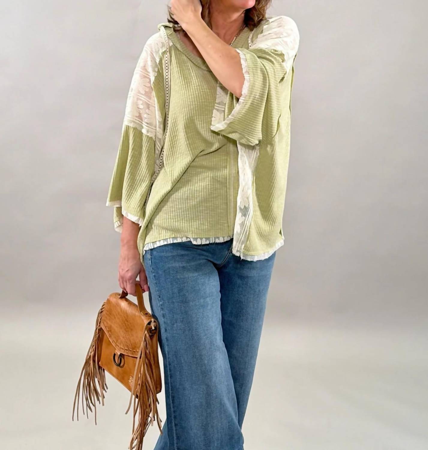 Pol - Breezy Hoodie with Lace