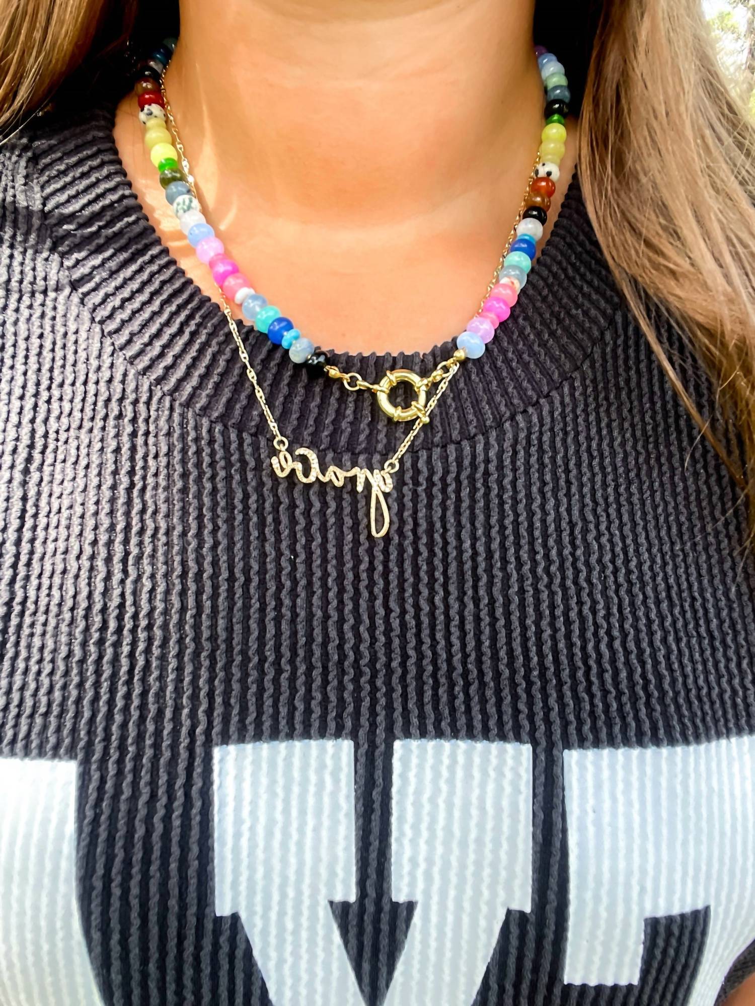 Treasure Jewels - Women's Rainbow Necklace