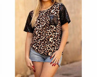 Your Fashion Wholesale - Sequin Glam Short Sleeve Top