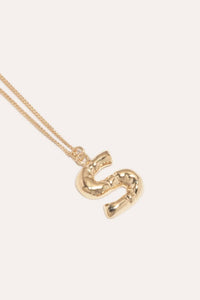Completedworks - Women's Plated S Pendant With Chain Necklace