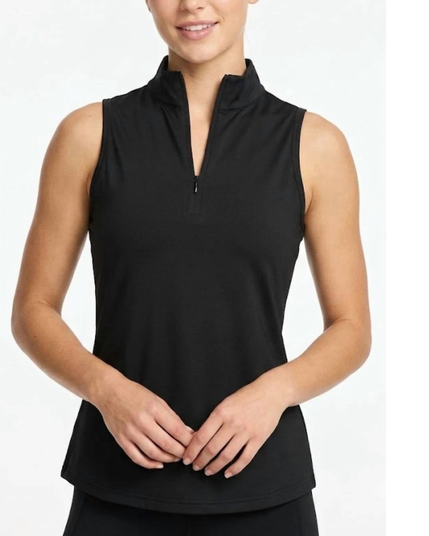 Lulu-B - Quarter Zip Upf 50+ Cooling Performance Top