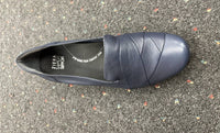 Ziera Women's Celyn Loafer in navy leather - women's flats - detail view