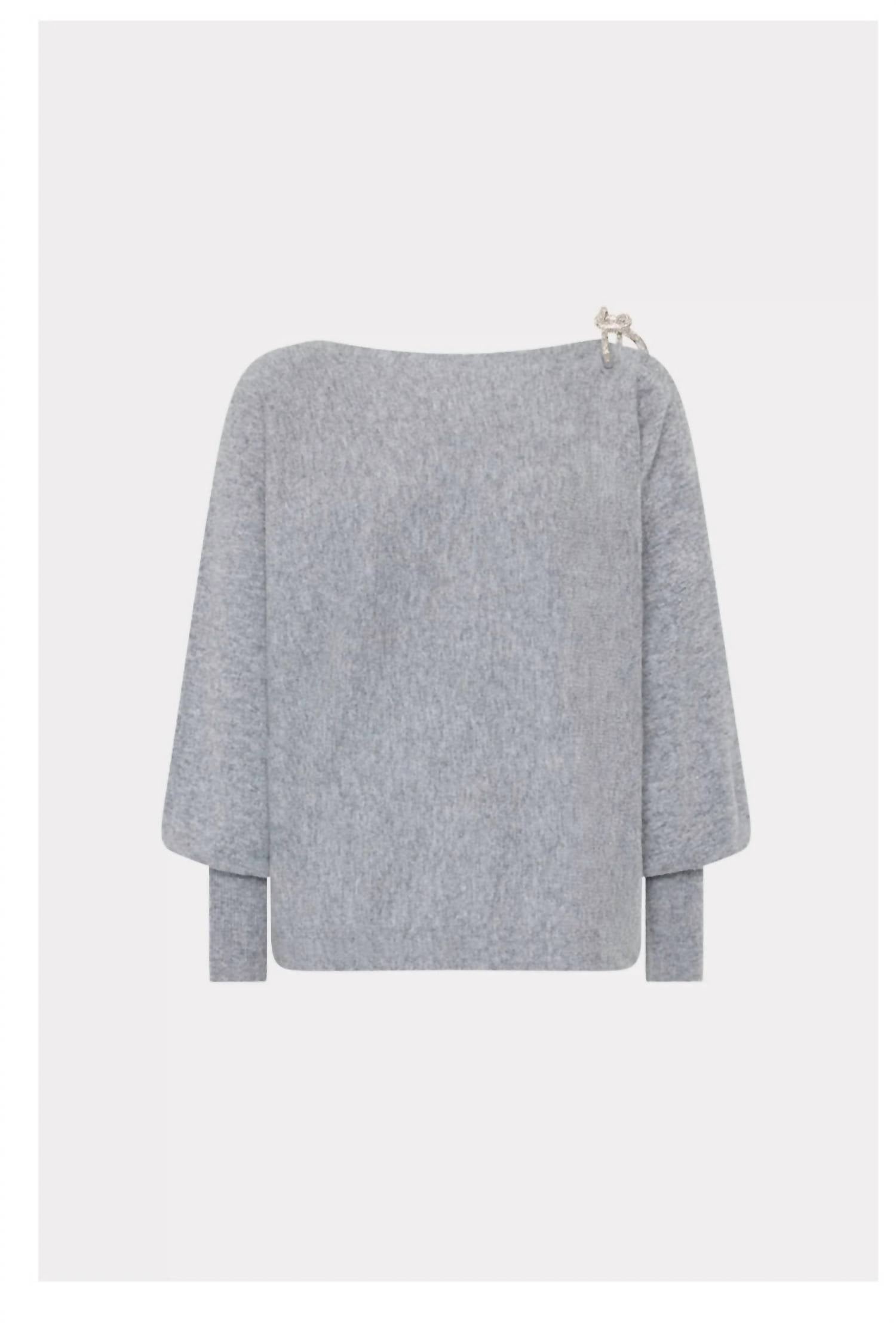Milly - Women's Ida Crystal Tie Sweater