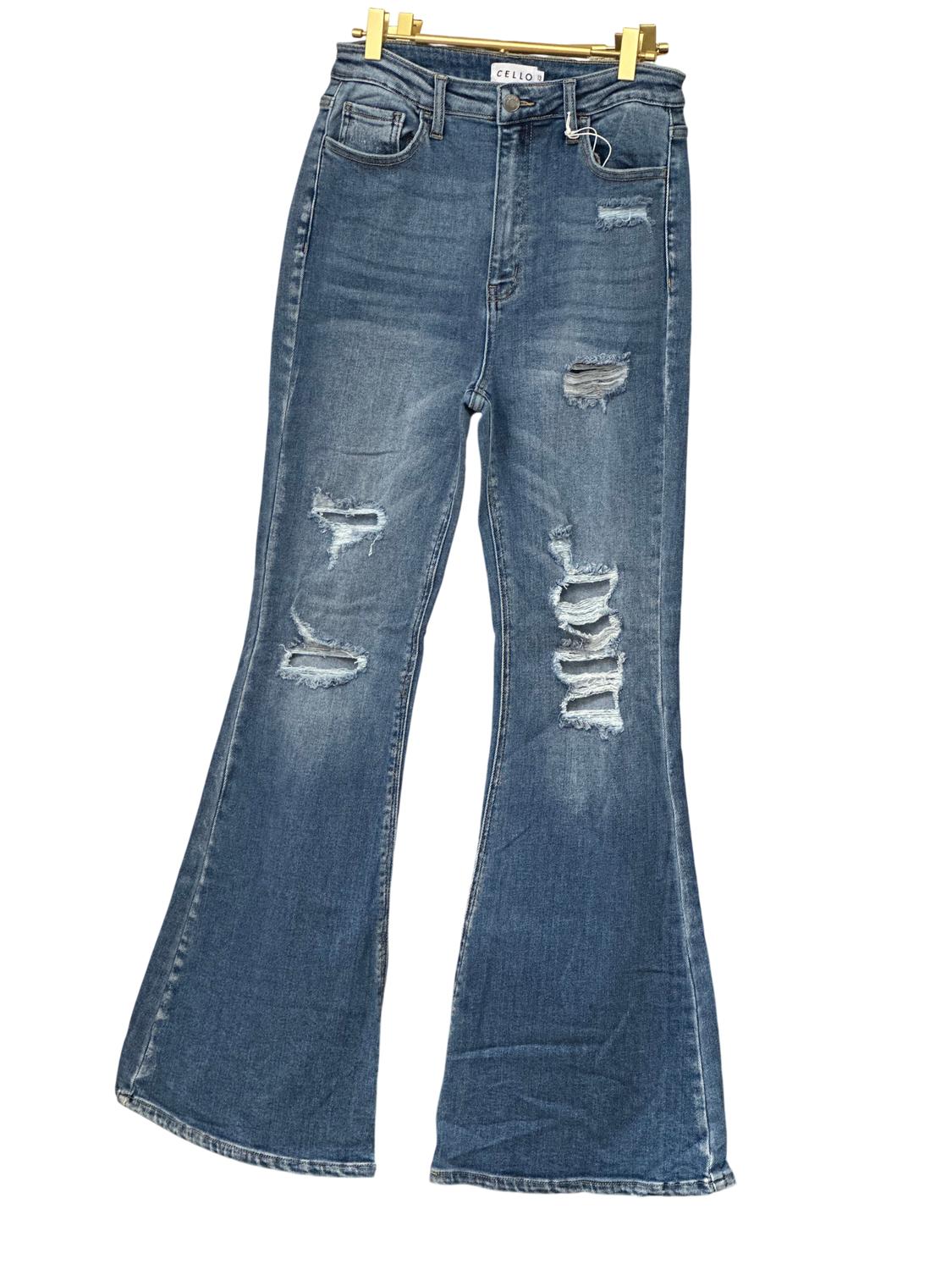 Cello - Women's High Rise Flare Jeans