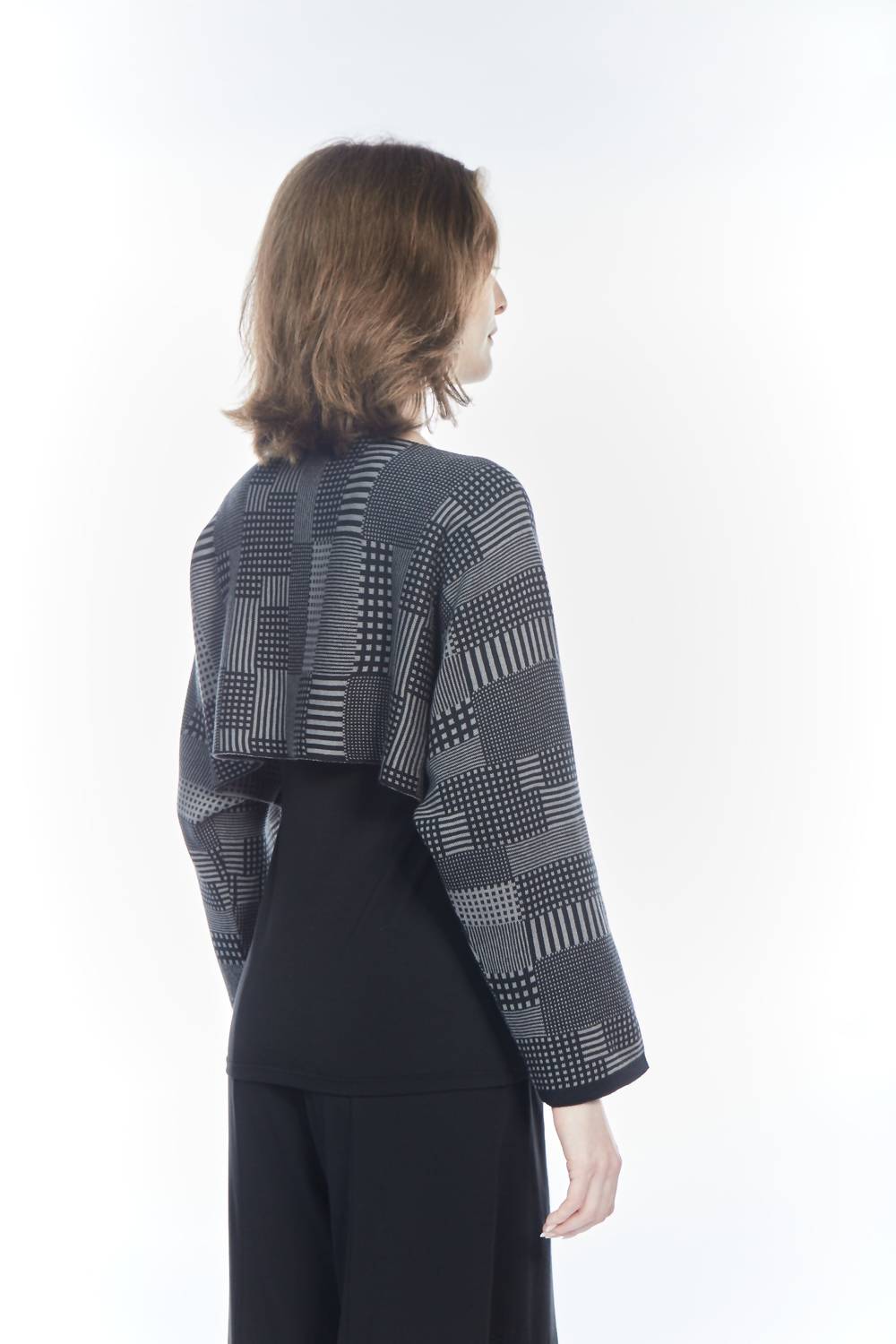 Matthildur - Vonji Patterned Crop Sweater