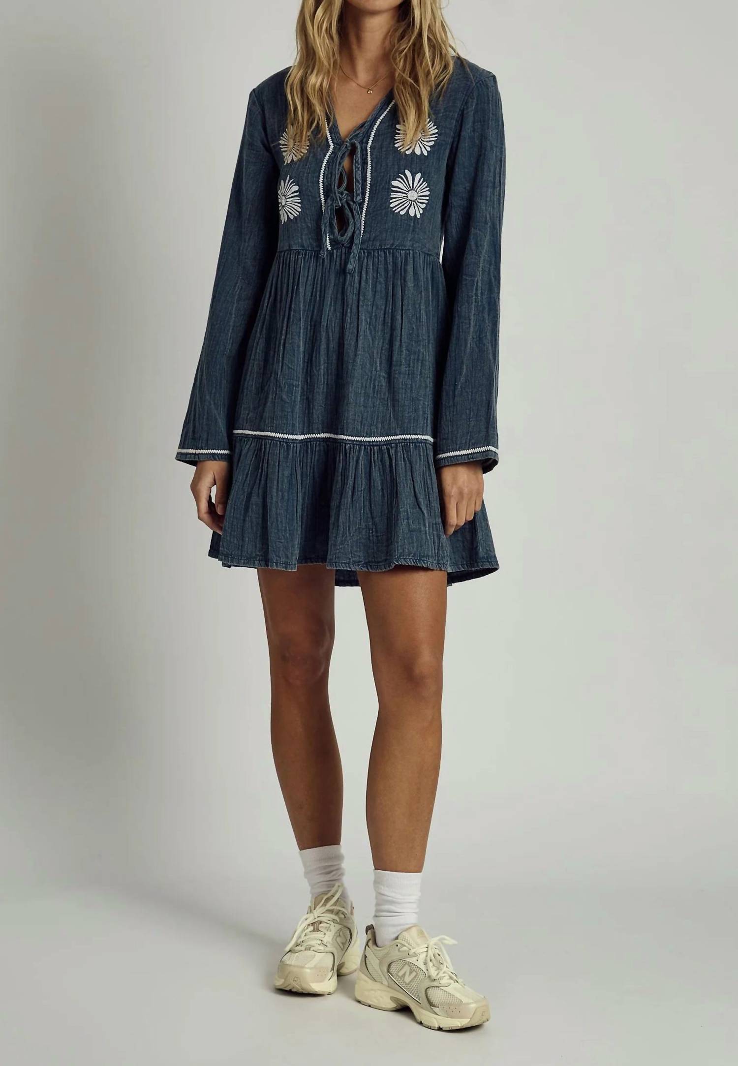 Native Youth - Denver Embroidered Dress