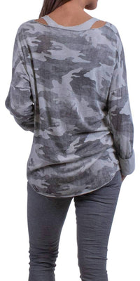 Gigi Moda - Vittoria Camo Sweater