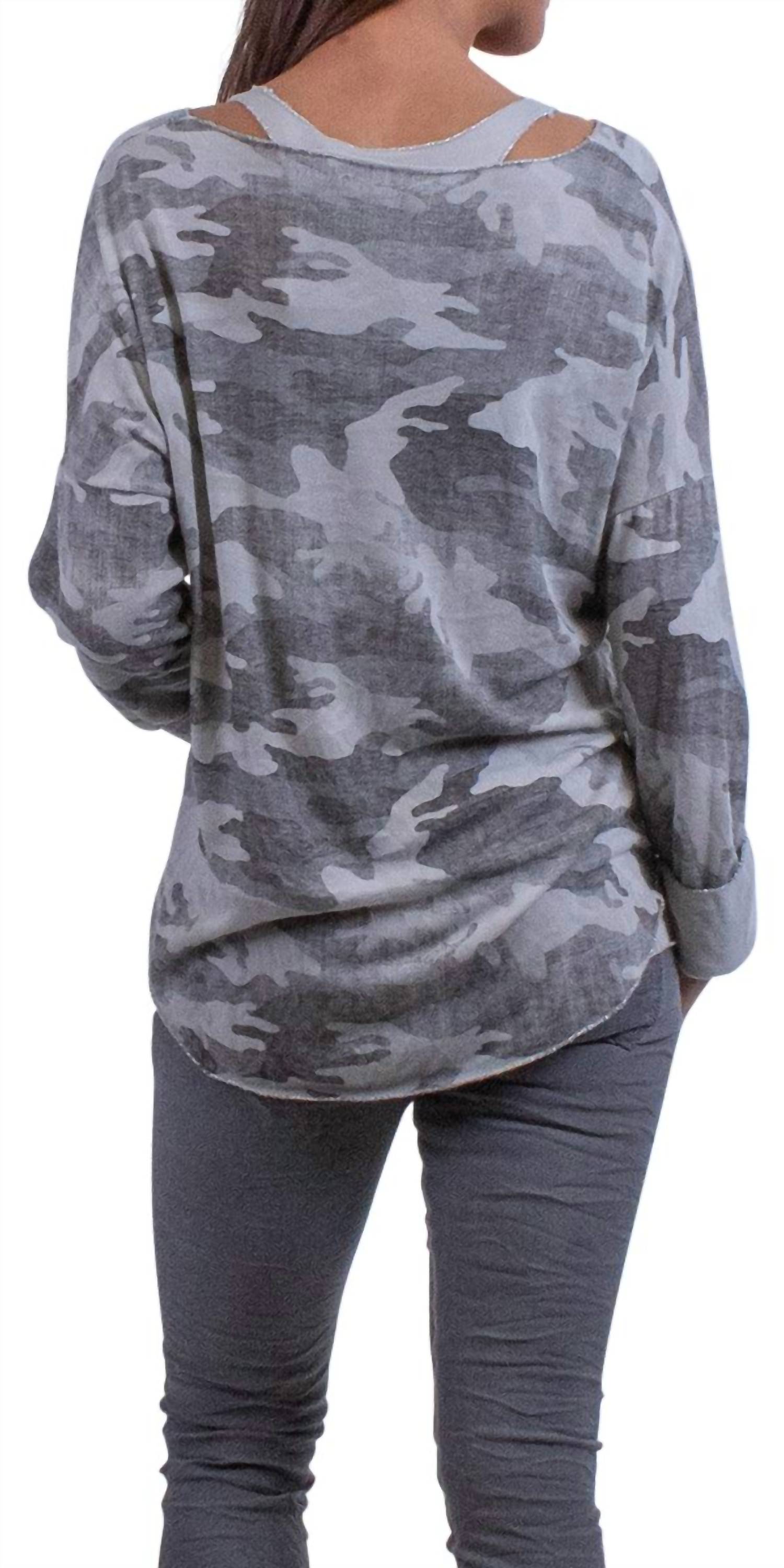 Gigi Moda - Vittoria Camo Sweater
