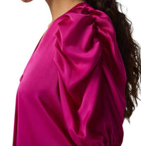 Joseph Ribkoff - Puff Sleeve Satin Top