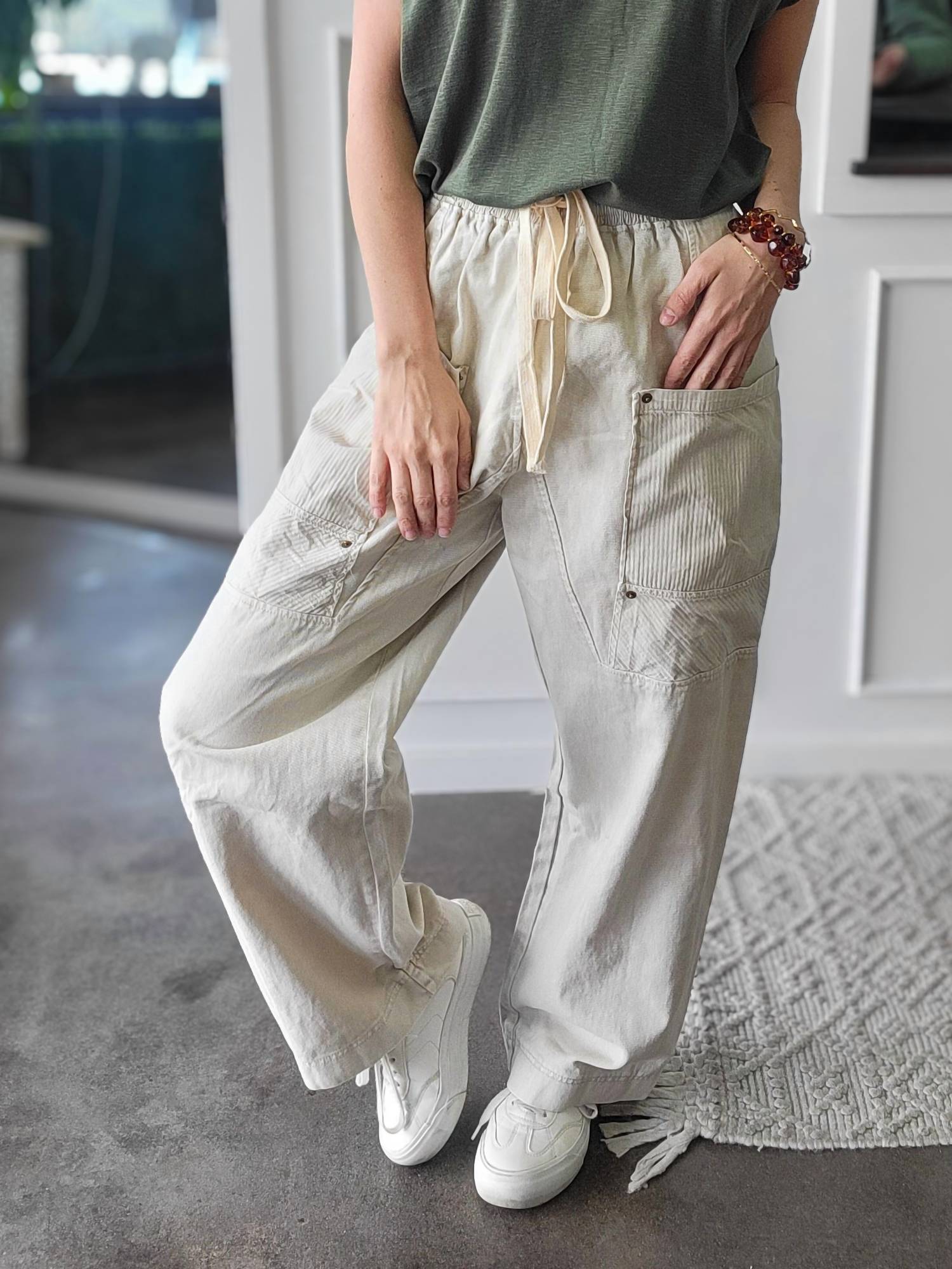 Mustard Seed Lauren Pants in neutral - women's pants