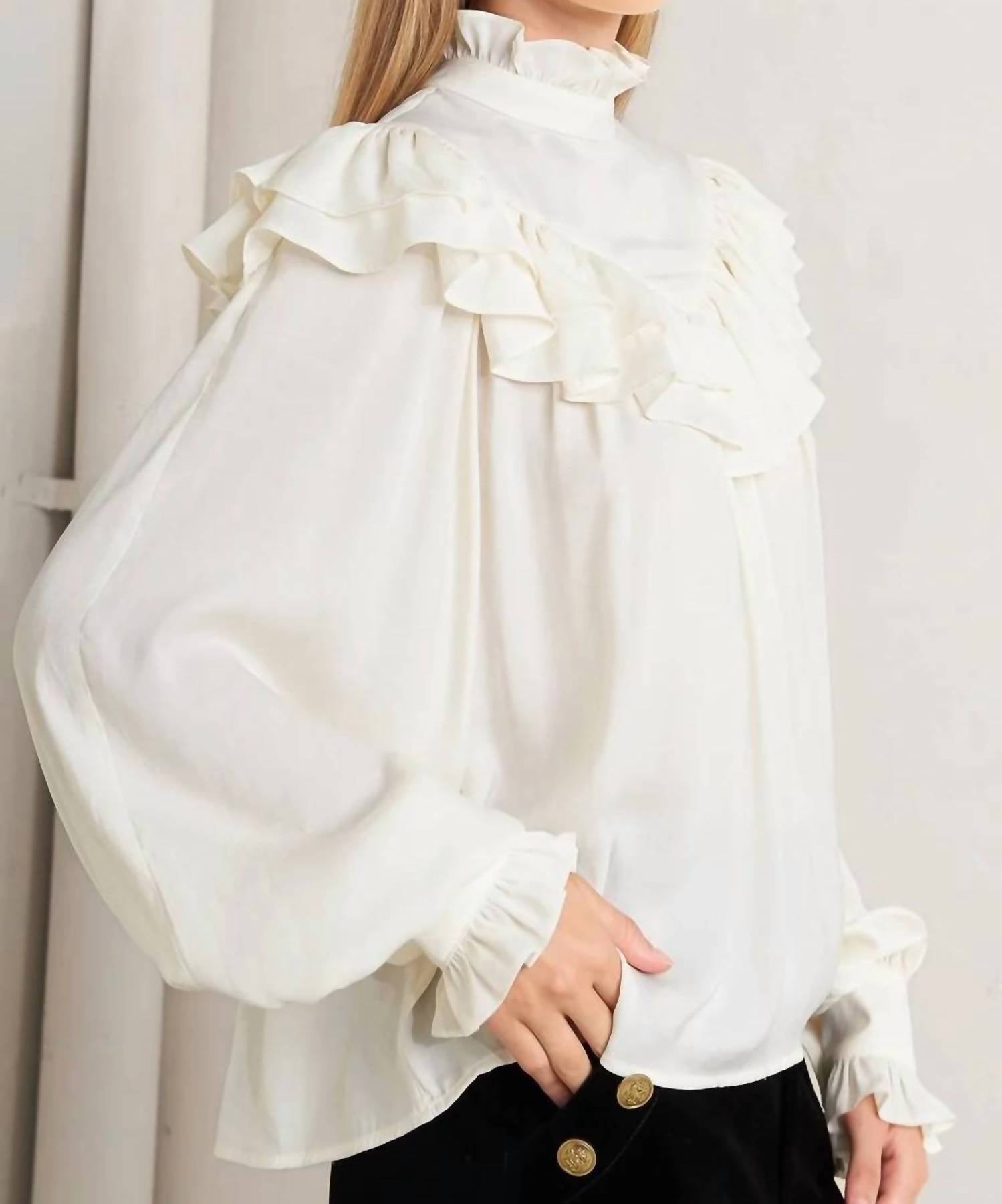 Flying Tomato - Eloise High Neck Top
