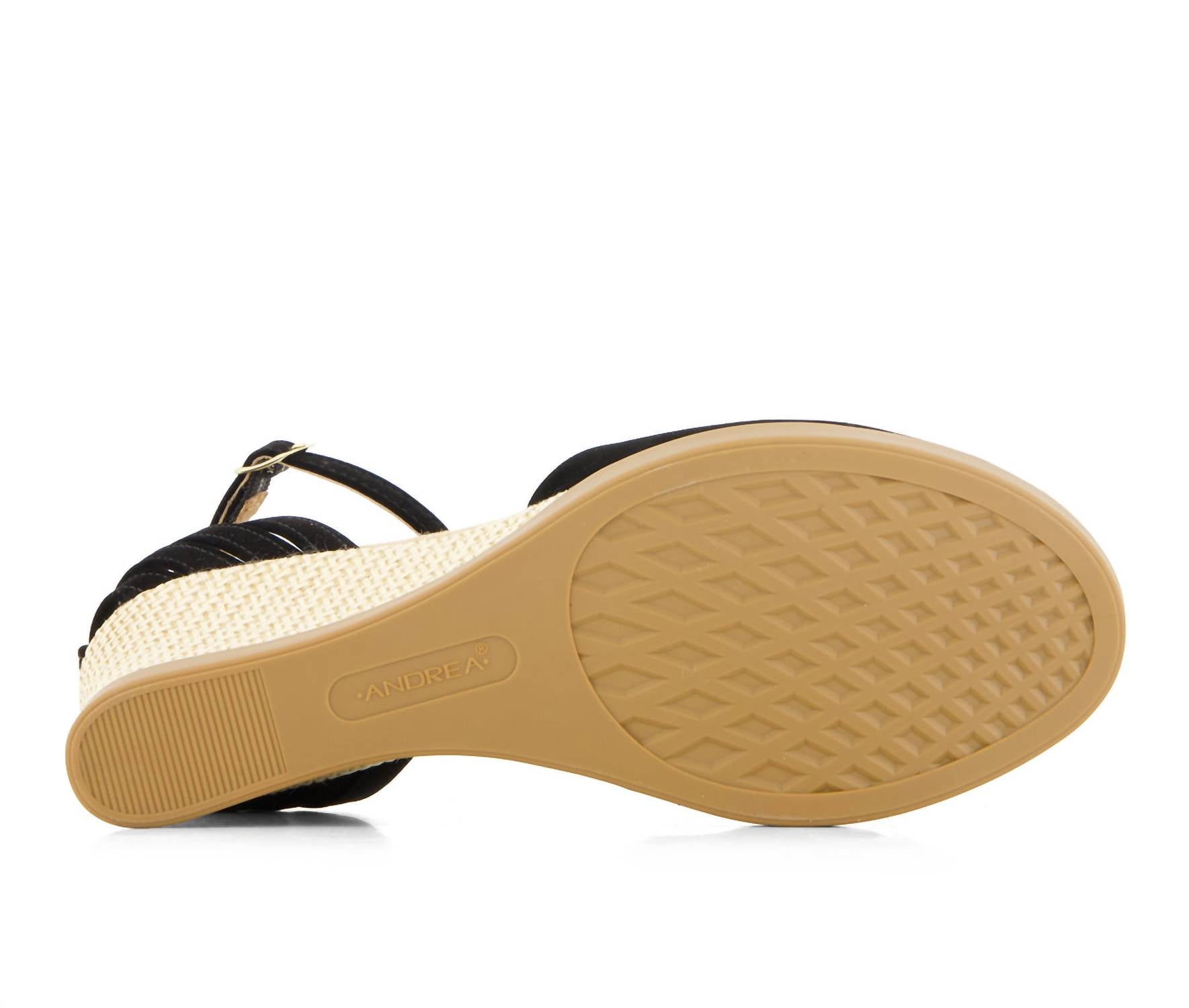 Andrea - Women's Wedge Ankle Strap Espadrilles