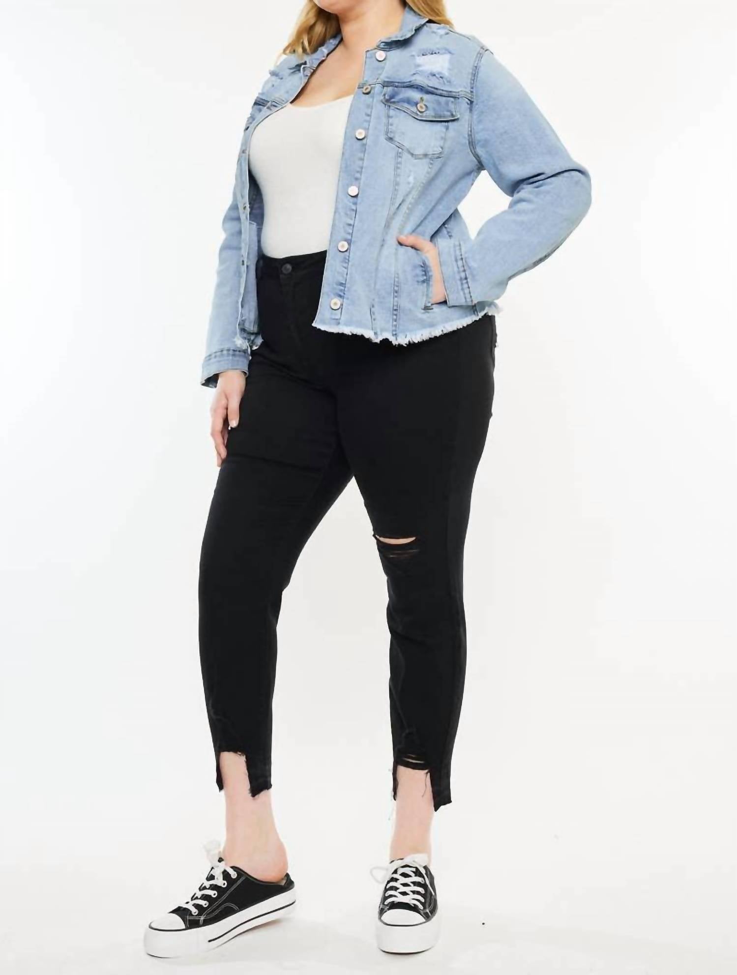Kancan - Zoey Denim Jacket - Plus