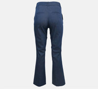 THEO the Label Women's Demeter Ankle Denim Trouser in blue - women's pants - detail view