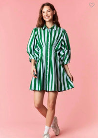Peach Love - Savannah Stripe Dress