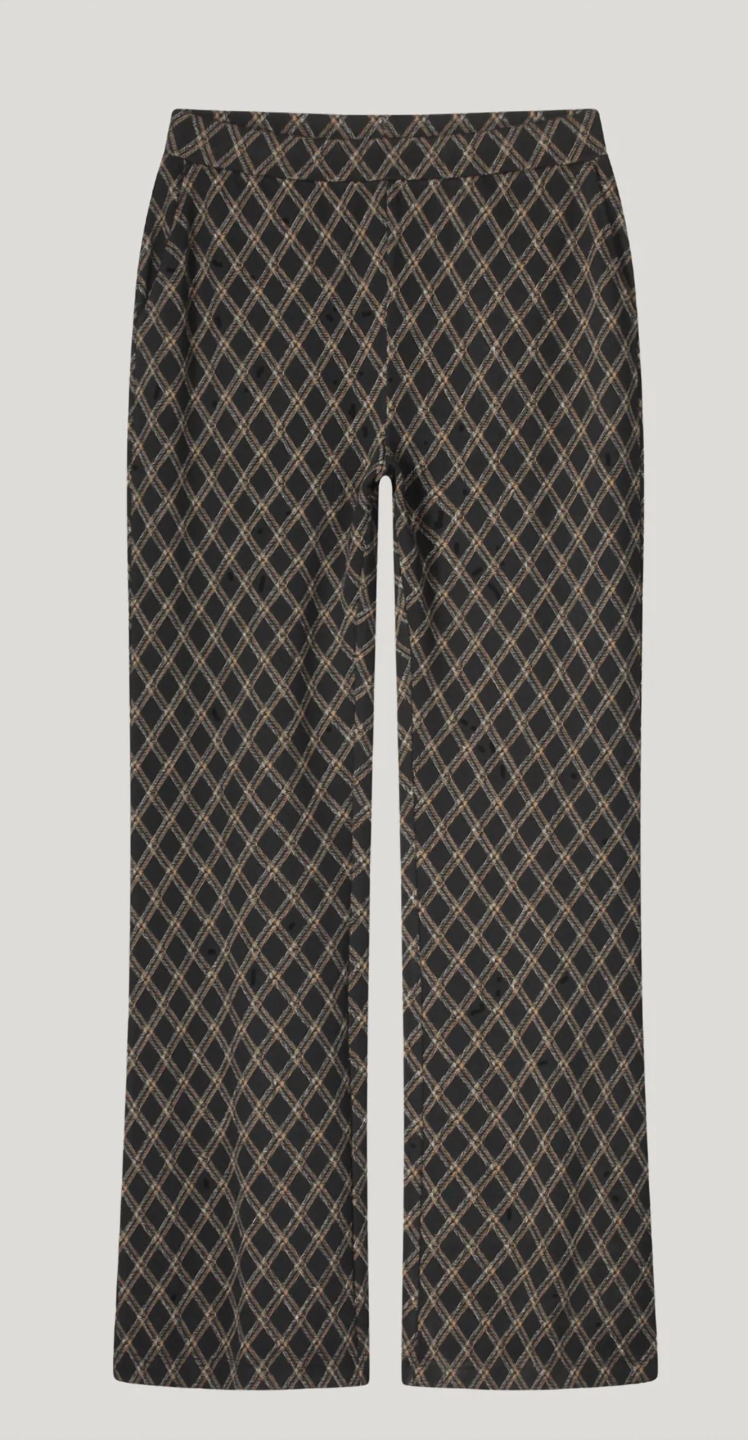 Summum - Jacquard Plaid Pants