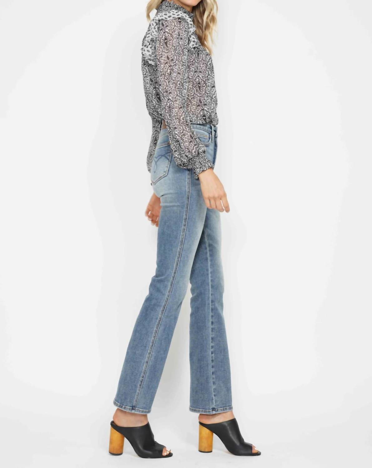 Judy Blue - Women's Joelle Tummy Control Bootcut Long Jeans