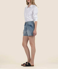 Kut From The Kloth - Taylor Raw Hem High Rise Shorts