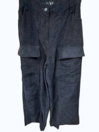 Hunter & Brown Women's Cargo Corduroy Pant in black - women's pants