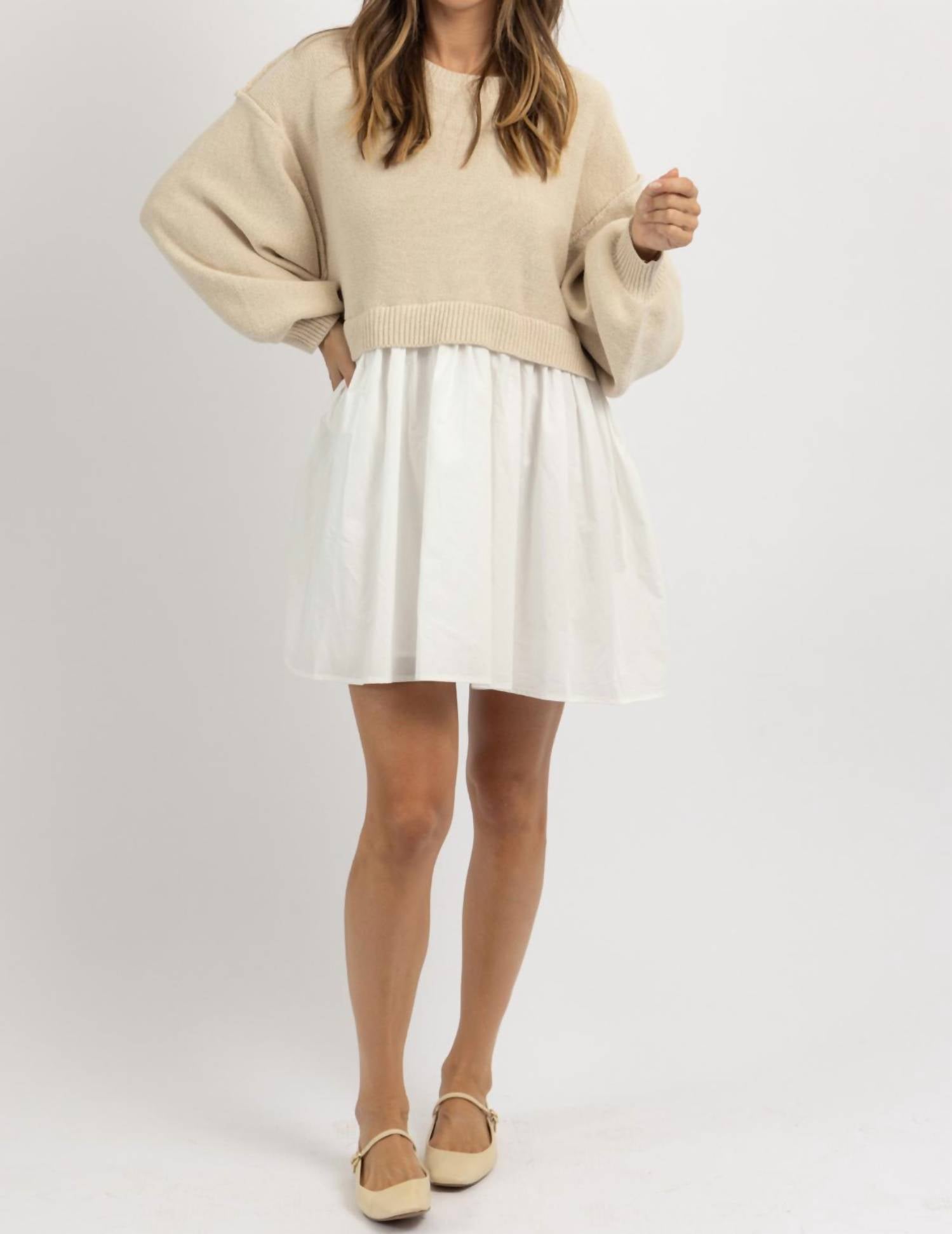 Sofie The Label - ISA COMBO SWEATER DRESS