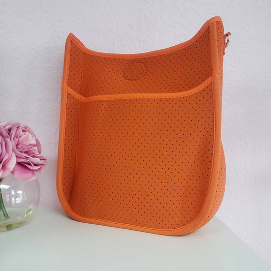 Perforated Neoprene Messenger No Strap