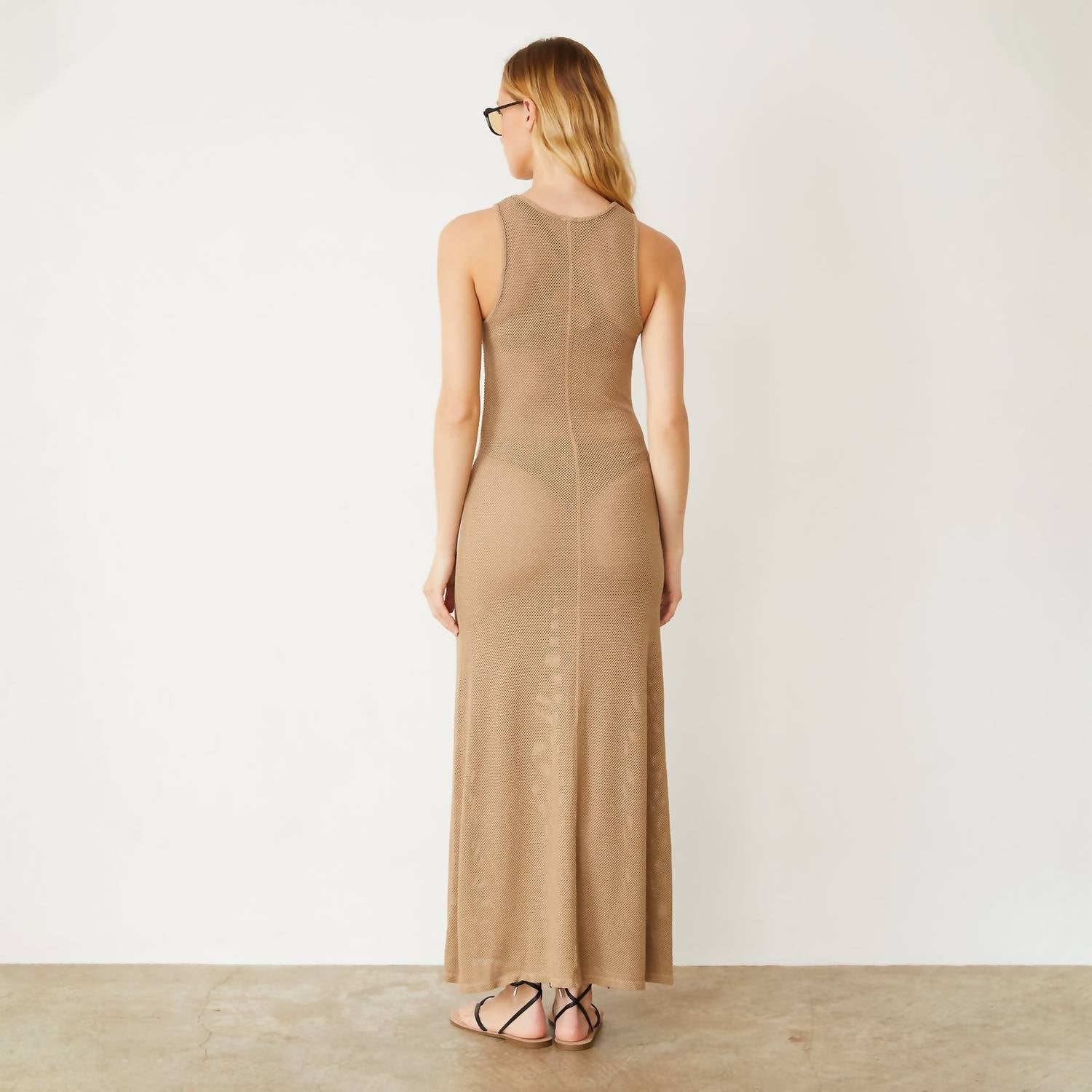 Monrow - Mesh Maxi Dress