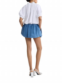 Patou - Bubble denim skirt