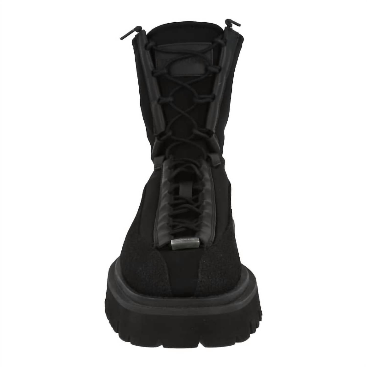 Salvatore Ferragamo Women's Atlante Lace-up Ankle Boots in black - women's shoe - view 4