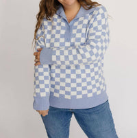 Dear Lover - Sierra Checkered Sweater