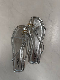 SODA Women's Bangle Toe Sandal in silver - women's sandal