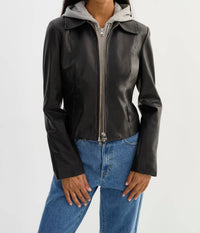Lamarque - Sally Leather Biker Jacket