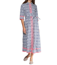 Vilagallo - Brenda Ikat Shirtwaist Dress