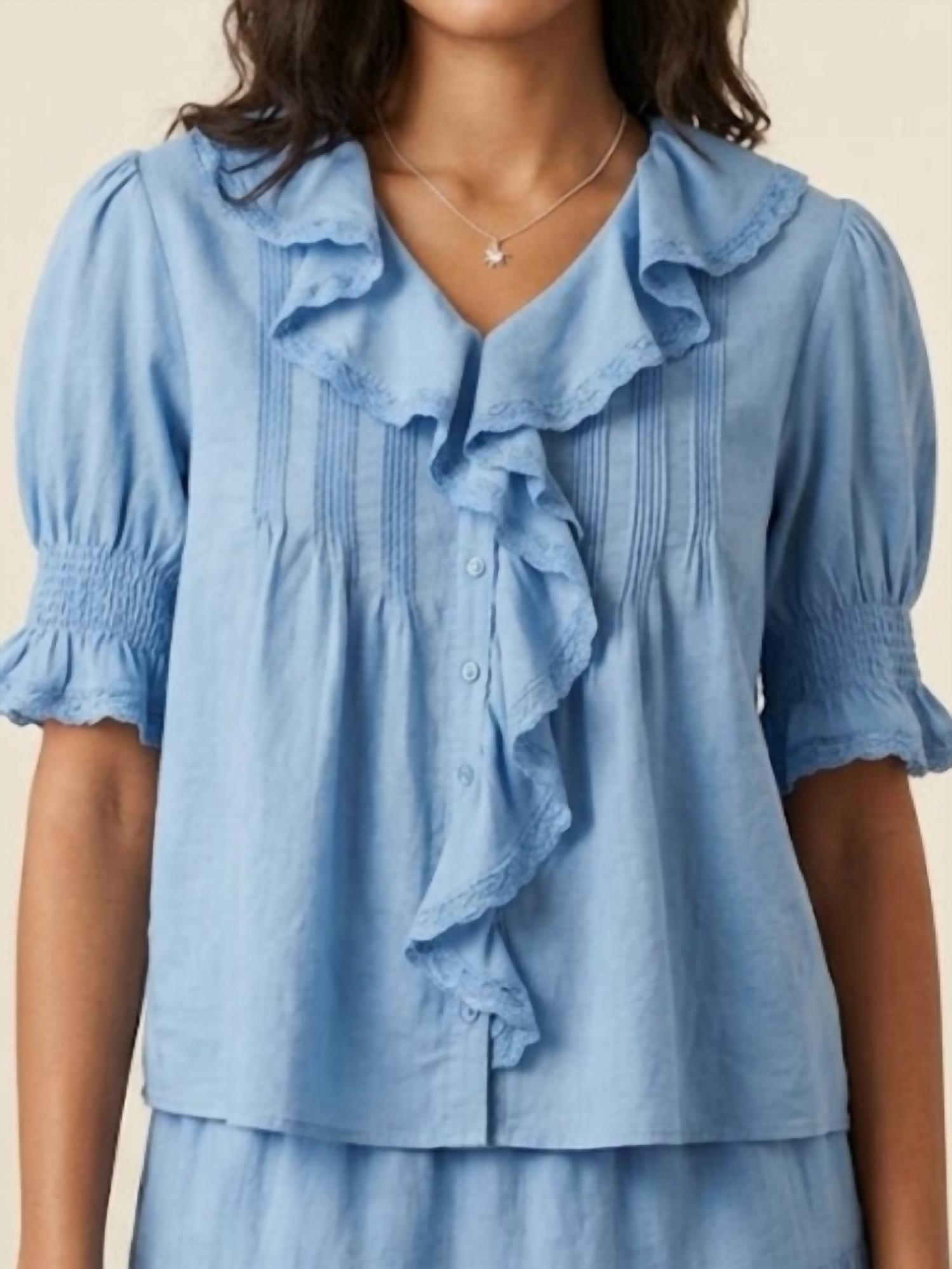 Strawberry Paris - Greta Cotton Blouse