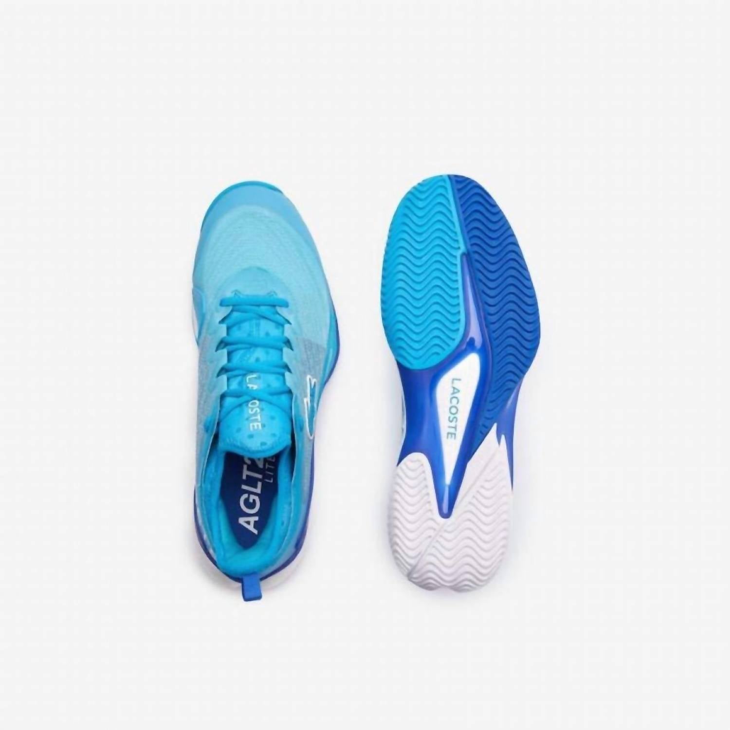 LACOSTE Women's Ag-lt23 Lite Shoe in blue - women's sneaker - detail view