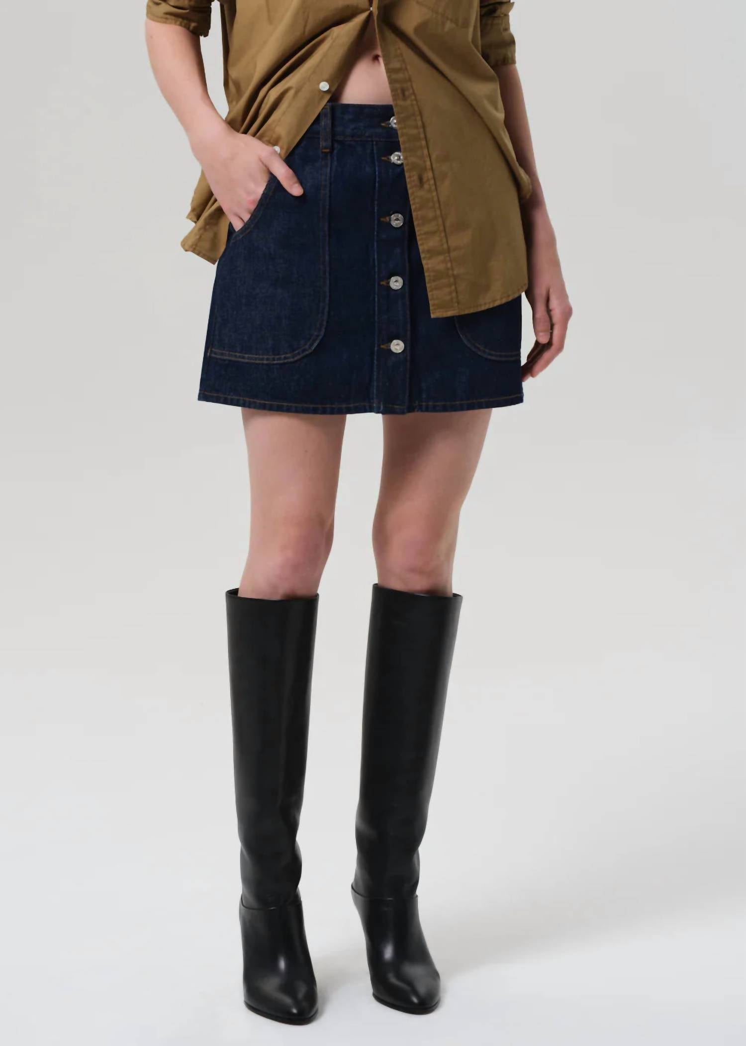 Citizens Of Humanity - Curved Pocket Mini Skirt
