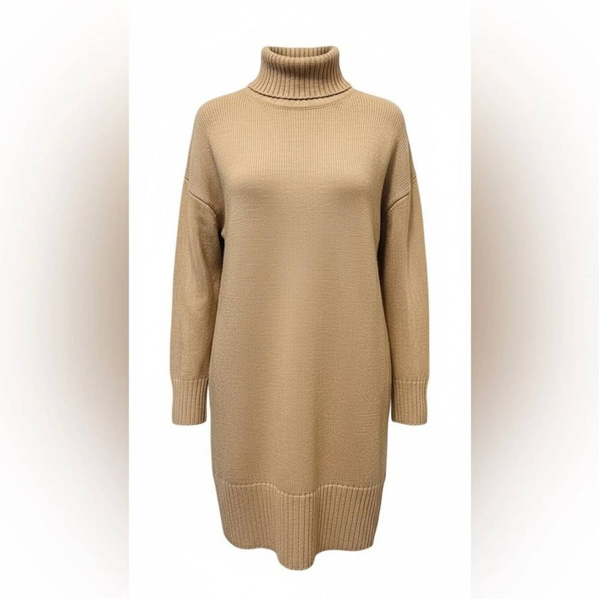 Zenana - Women's Turtleneck Sweater Dress