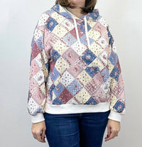 Main Strip - Spring Patchwork Quilted Hoodie