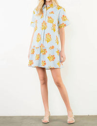 Thml - Twirl Striped Casual Mini Dress