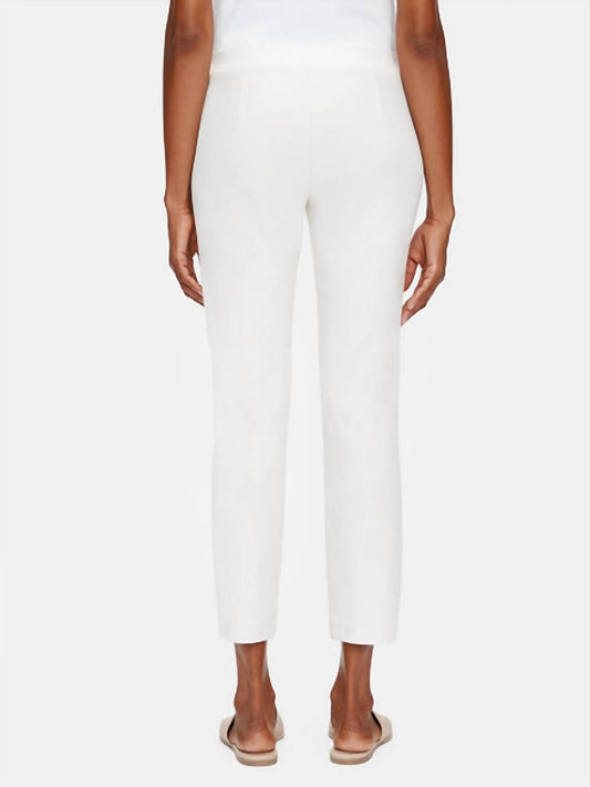 Eileen Fisher - System Washable Stretch Crepe Slim Ankle Pant