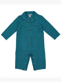 Petit Confection - Kids' Checkered Flannel Romper