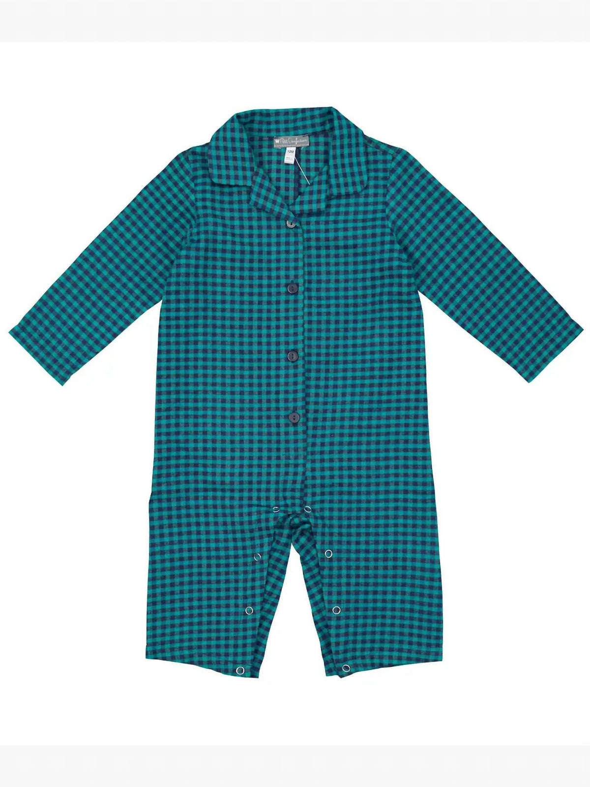 Petit Confection - Kids' Checkered Flannel Romper