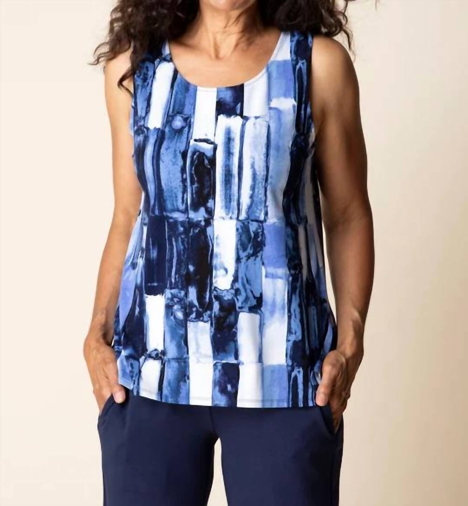 Habitat - Core Travel Brush Stroke Easy Tank Top