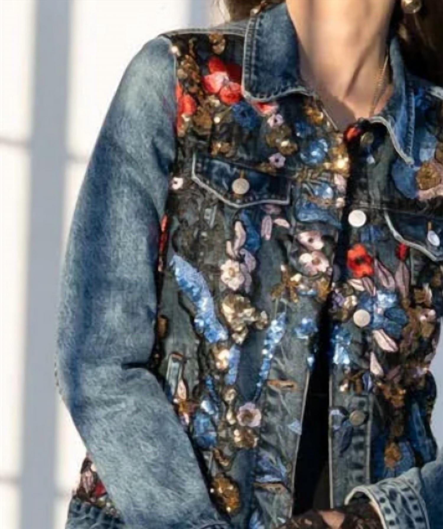 Adore - Embroidered Long Sleeves Jacket