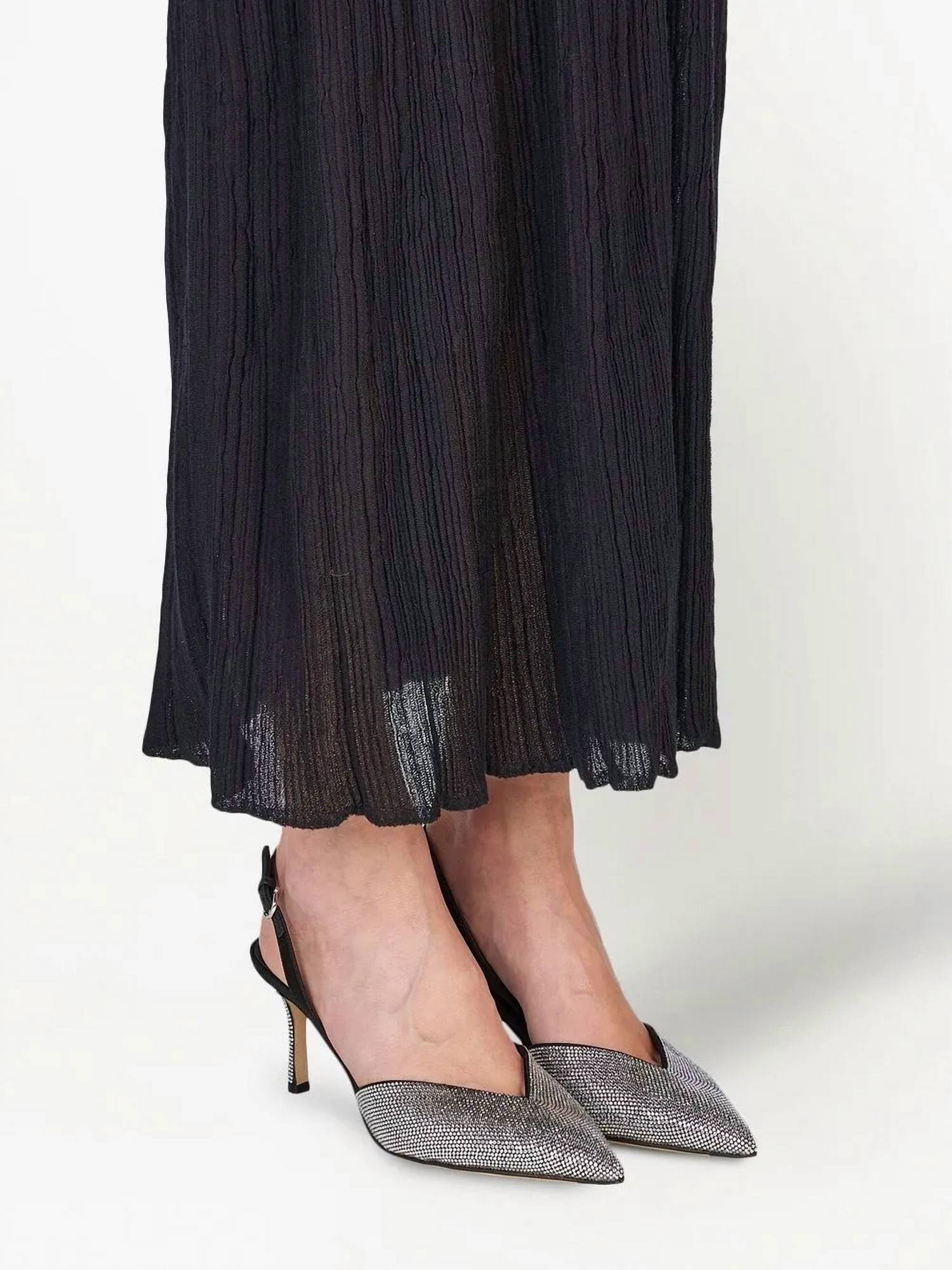 Salvatore Ferragamo - Women's Crystal Embellished Slingback Pumps