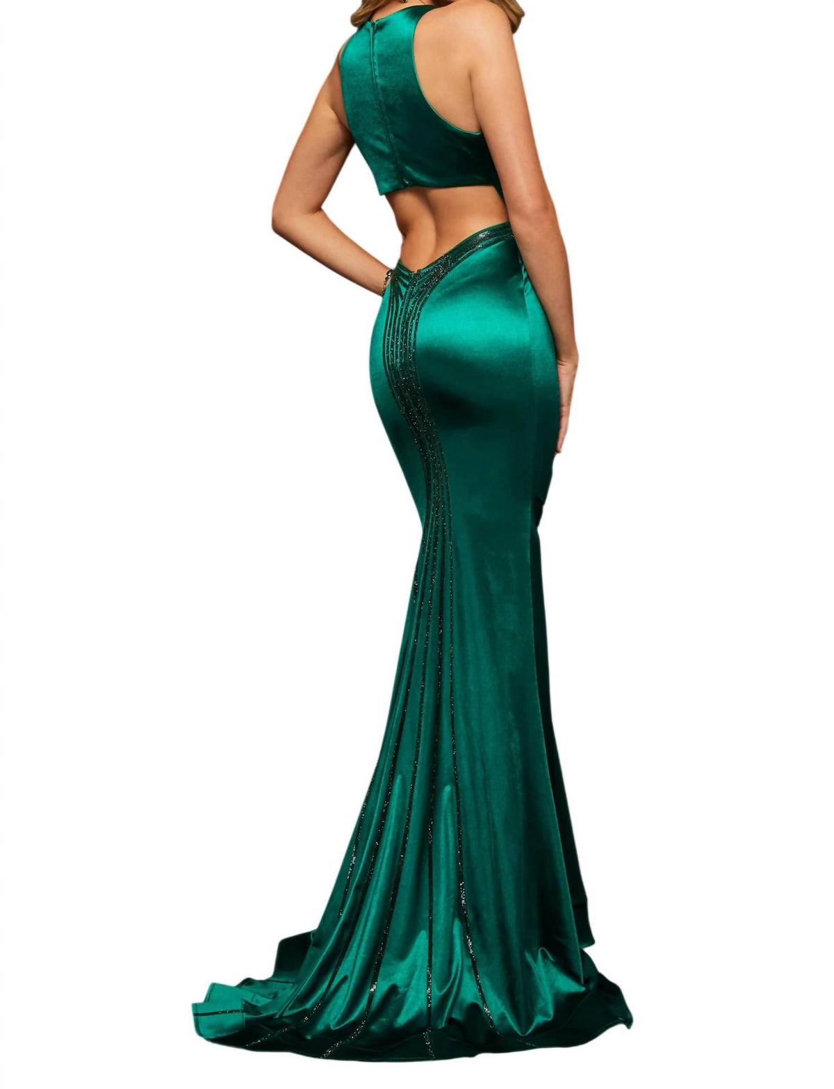 Sherri Hill - Metallic Mermaid Gown