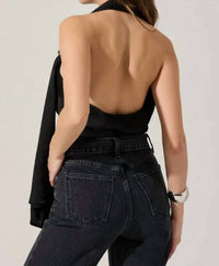 Astr - Alyx Asymmetrical Halter Top