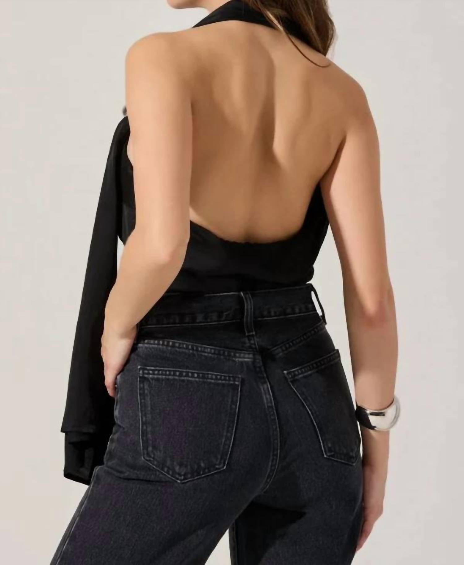 Astr - Alyx Asymmetrical Halter Top
